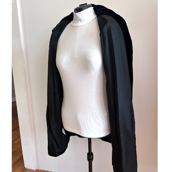 Studio-M Ruched Collar layering-piece soft velvet-feel holiday corpcore XL glam - Picture 5 of 14